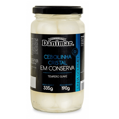 Cebolinha Cristal em Conserva Danimar 335g