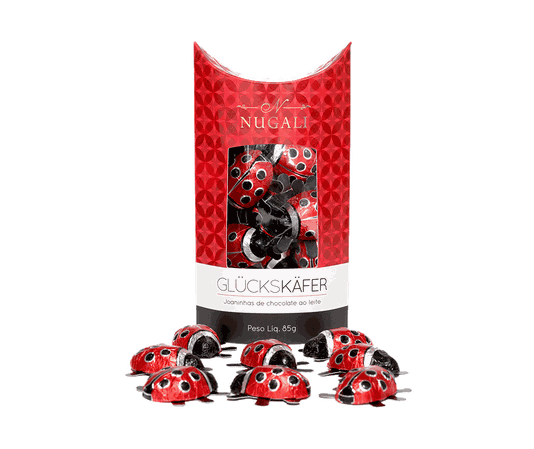 Chocolate Glückskäfer ao Leite Nugali 85g