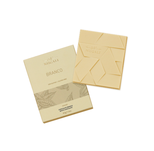 Mini Tablete Chocolate Branco Nugali 40g