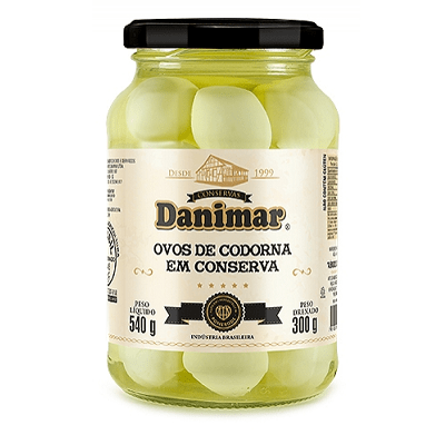 Ovos de Codorna em Conserva Danimar 540g