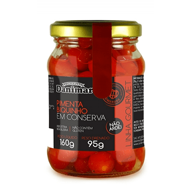 Pimenta Biquinho em COnserva Danimar 160g