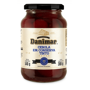 Cebola em Conserva ao Vinho Tinto Danimar 540g