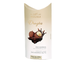 Dragées de Macadâmia ao Leite Nugali 100g