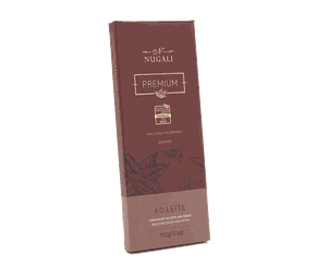 Tablete de Chocolate ao Leite Nugali 45% 100g