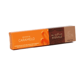 Tablete de Chocolate ao Leite com Caramelo Nugali 40g